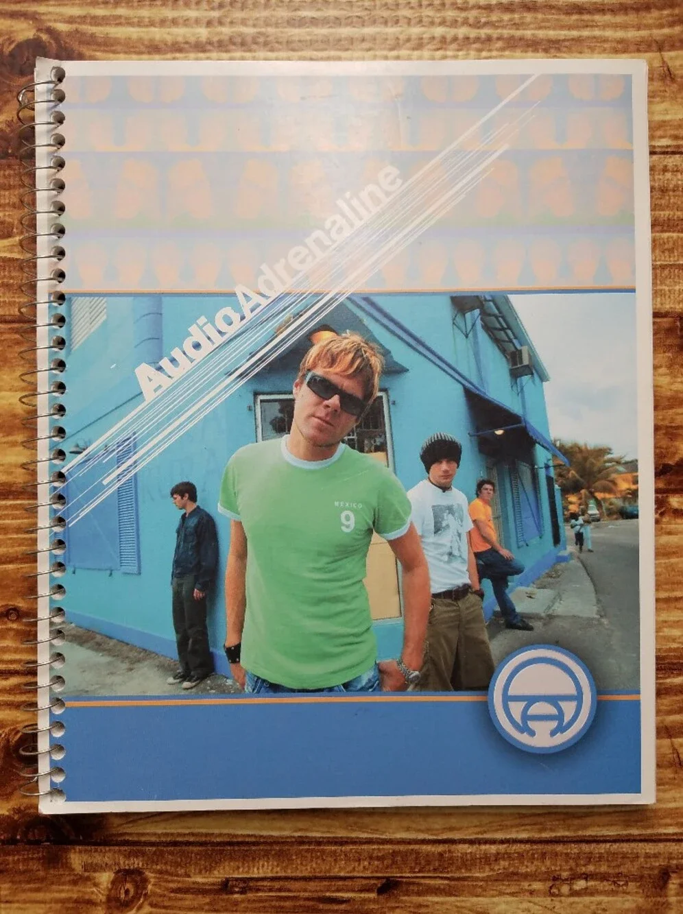Audio Adrenaline Spiral Notebook Set Wide Ruled Sheets 2004 Christian Music Y2K